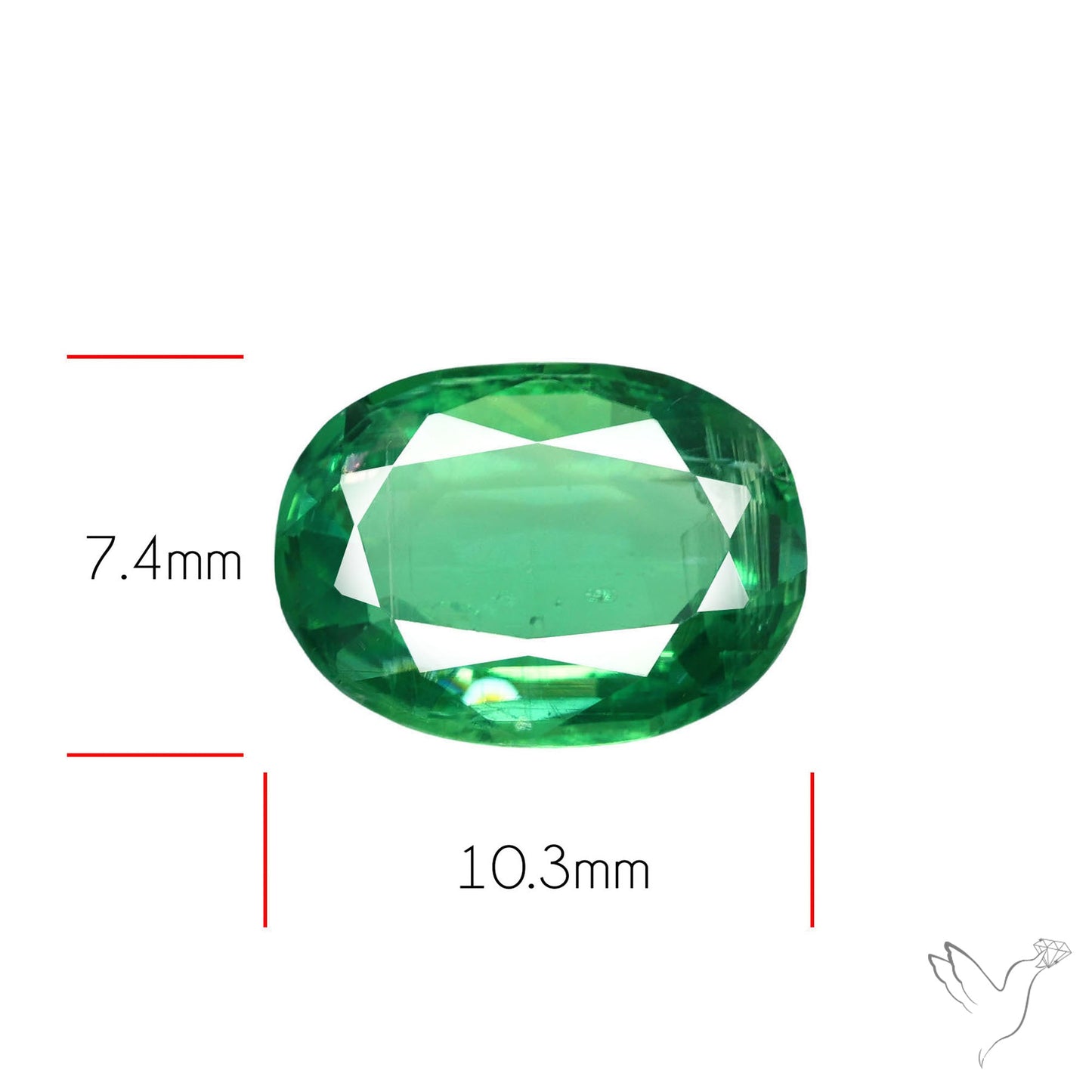 Deep Green Kyanite Faceted Fine Gemstone