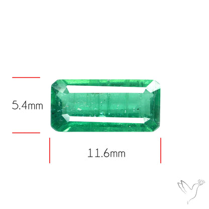 Deep Green Kyanite Faceted Fine Gemstone