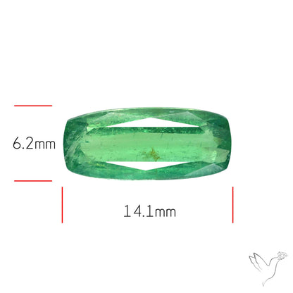 Deep Green Kyanite Faceted Fine Gemstone