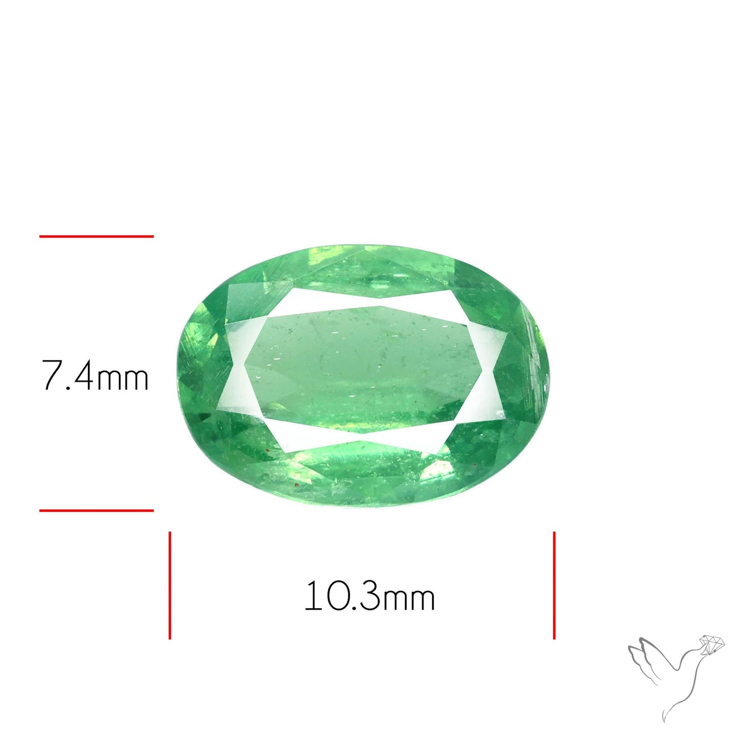 Deep Green Kyanite Faceted Fine Gemstone