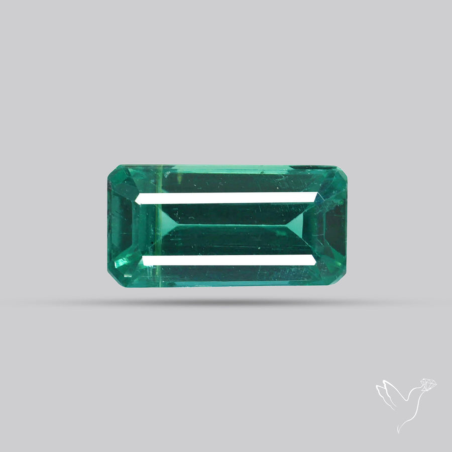 Deep Green Kyanite Faceted Fine Gemstone