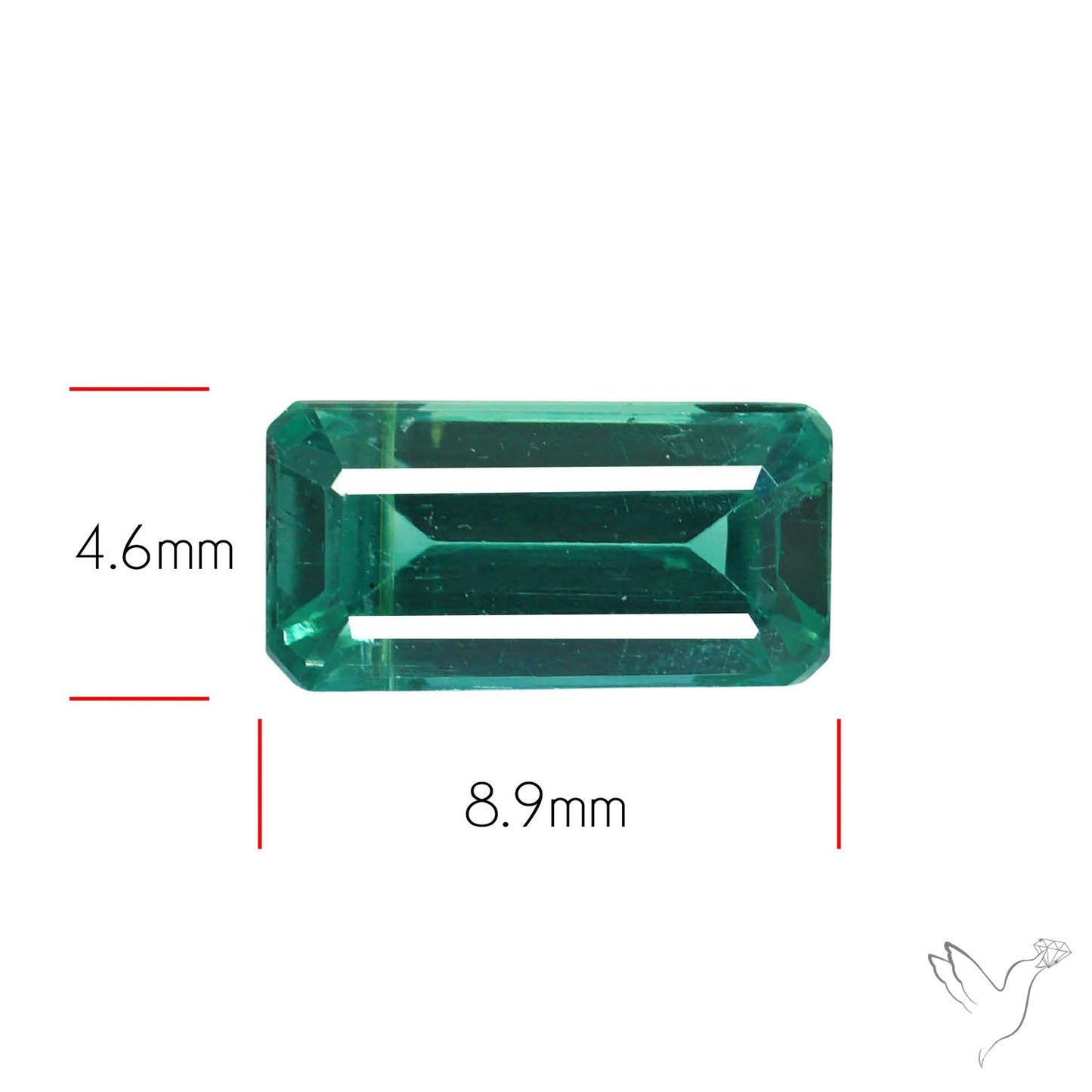 Deep Green Kyanite Faceted Fine Gemstone