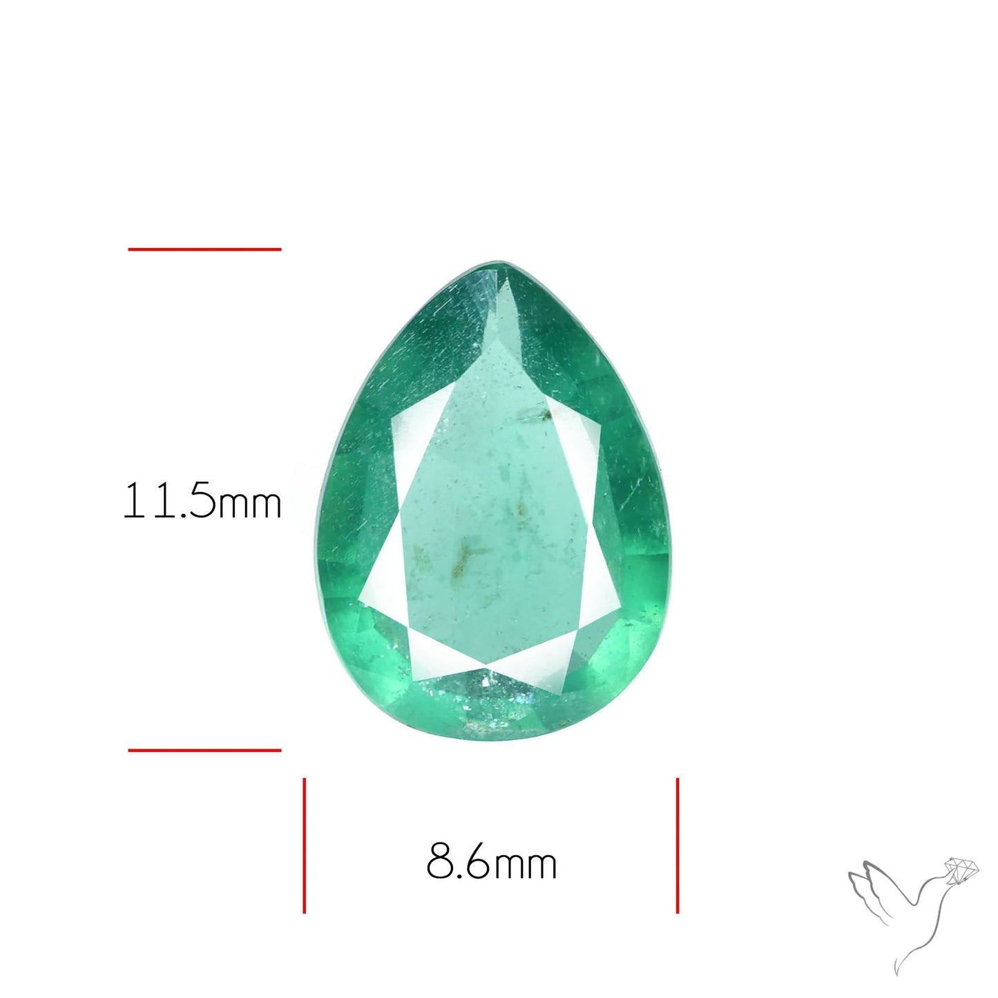 Deep Green Kyanite Faceted Fine Gemstone