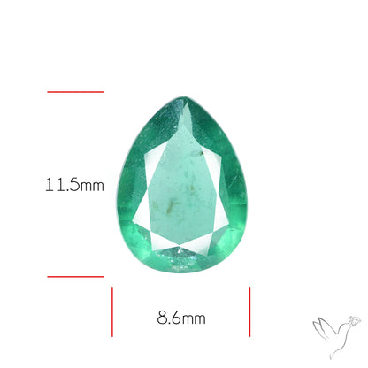 Deep Green Kyanite Faceted Fine Gemstone