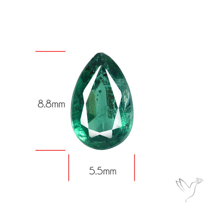 Deep Green Kyanite Faceted Fine Gemstone