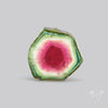 Watermelon Tourmaline Slice Rare Perfect Green Border