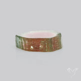Watermelon Tourmaline Slice Rare Perfect Green Border