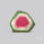 Watermelon Tourmaline Slice Rare Perfect Green Border