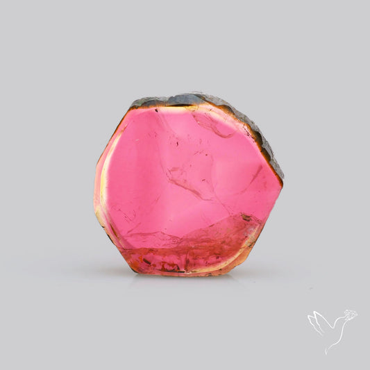 Rubellite Tourmaline Slice Rare