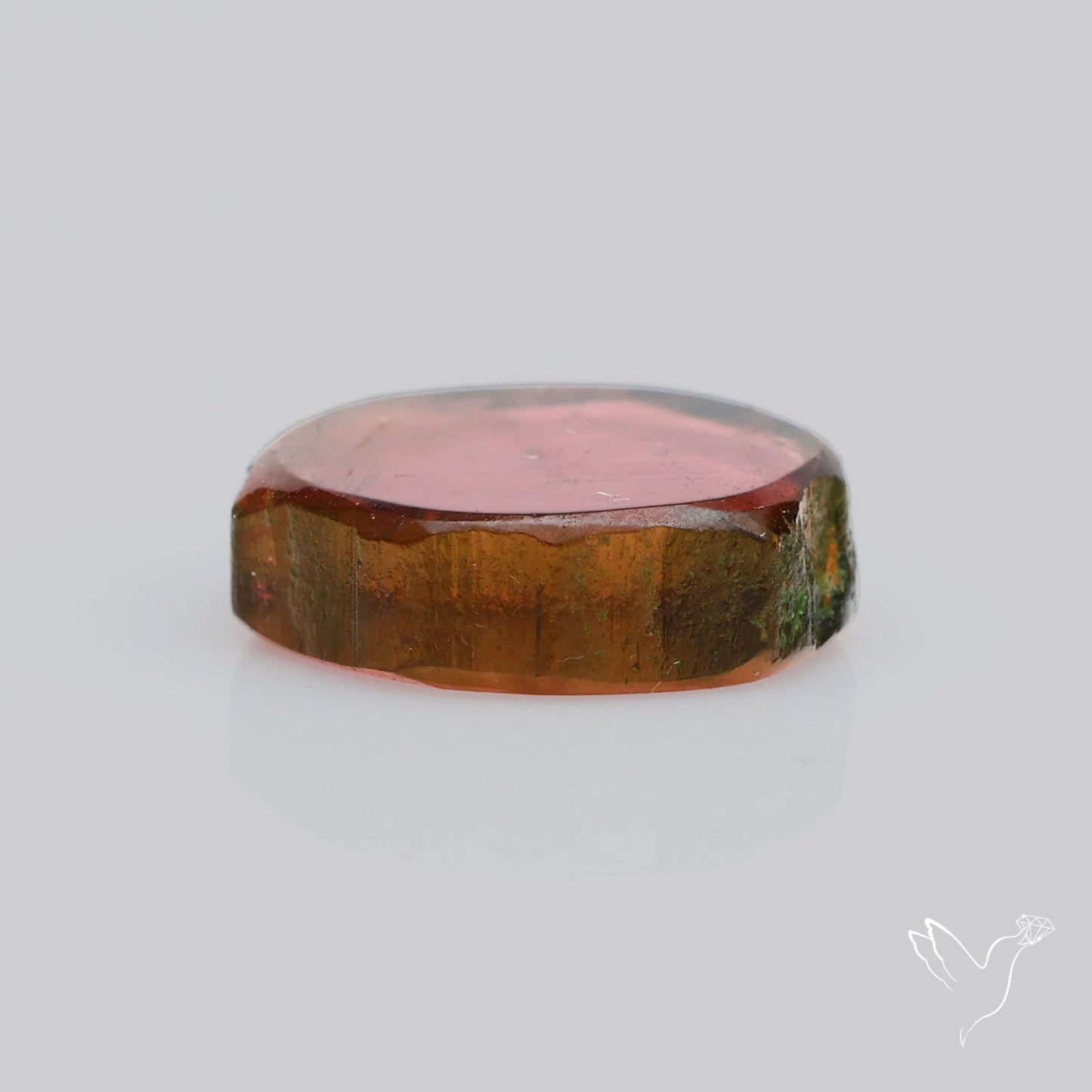 Rubellite Tourmaline Slice Rare