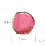 Rubellite Tourmaline Slice Rare