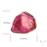 Rubellite Tourmaline Slice Rare