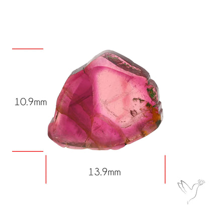Rubellite Tourmaline Slice Rare