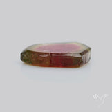 Watermelon Tourmaline Slice Rare Perfect Green Border