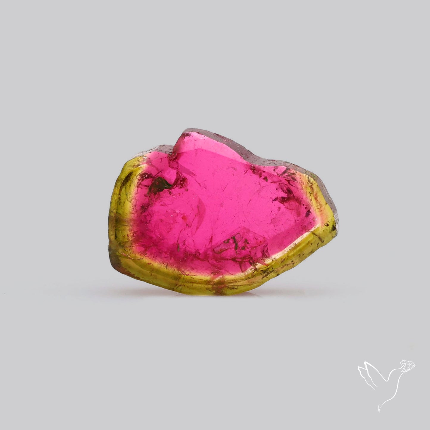 Watermelon Tourmaline Slice Rare