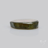 Watermelon Tourmaline Slice Rare Perfect Green Border