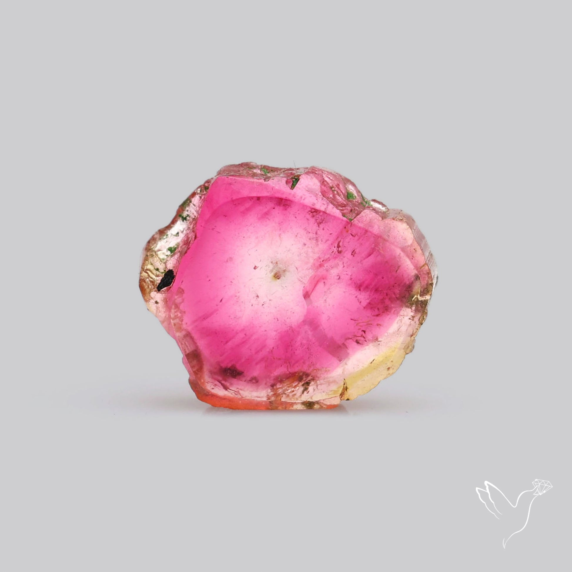 Rubellite Tourmaline Slice Rare