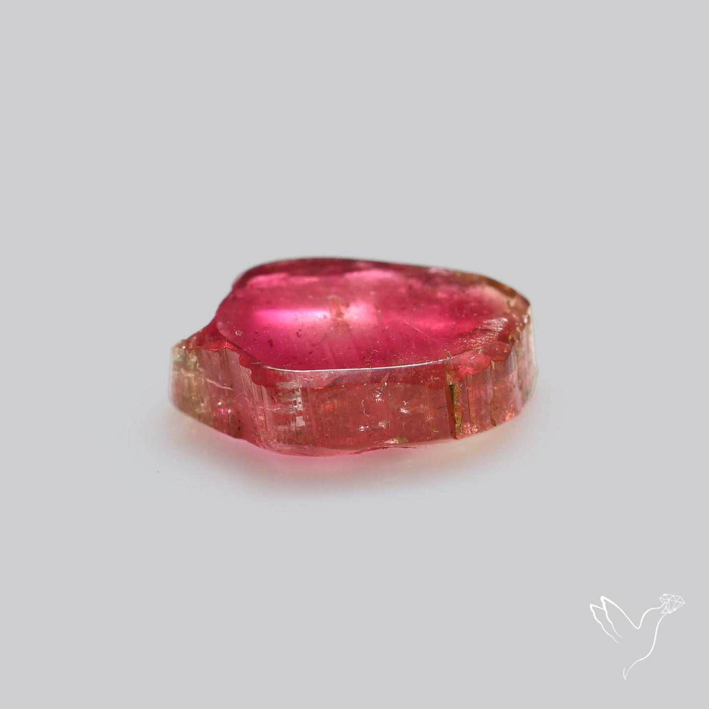 Rubellite Tourmaline Slice Rare