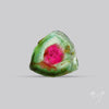 Watermelon Tourmaline Slice Rare Perfect Green Border