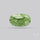 Moldavite Cabochon with Natural Raw Back