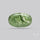 Moldavite Cabochon with Natural Raw Back