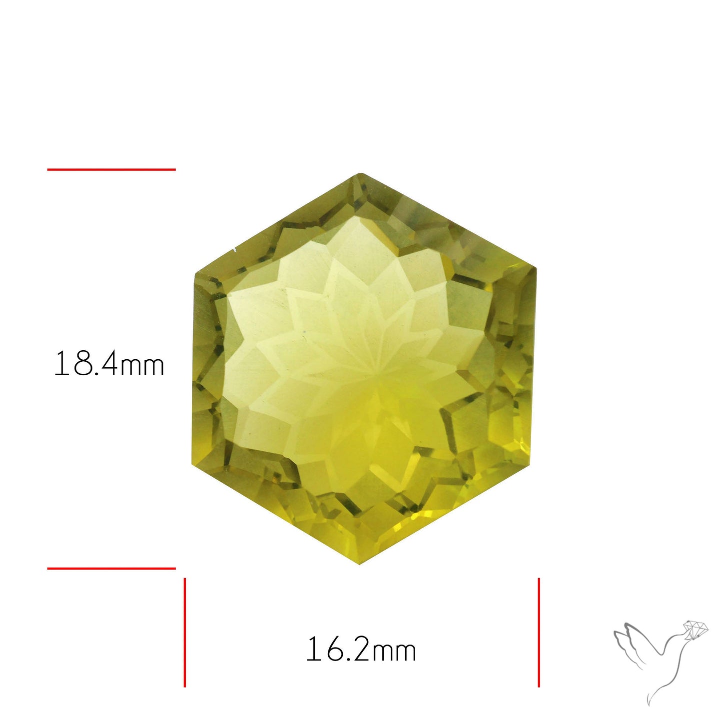 Olive Quartz Intaglio Reverse Carving Fantasy Cut Faceted