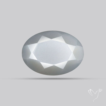 Faceted Gray Moonstone