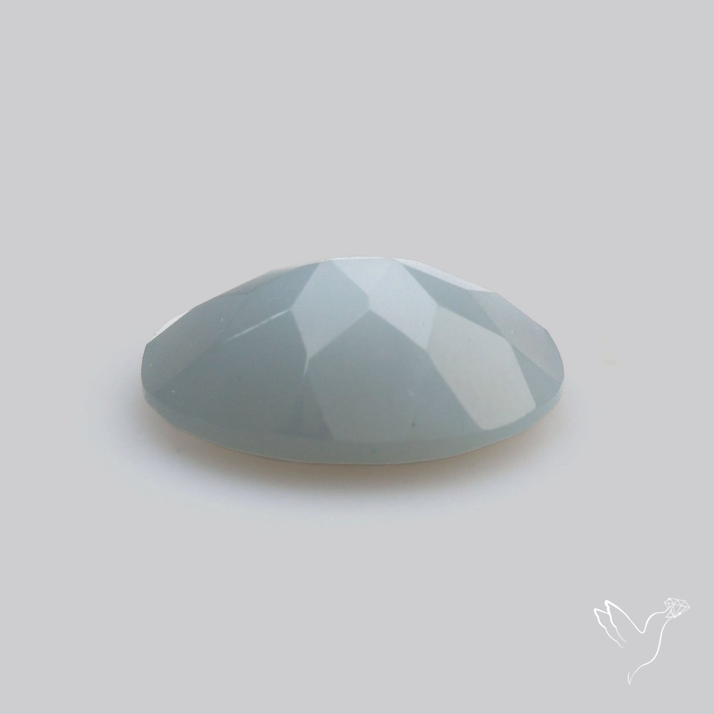 Faceted Gray Moonstone