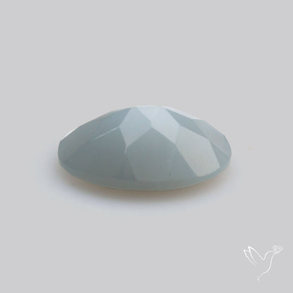 Faceted Gray Moonstone