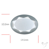 Faceted Gray Moonstone