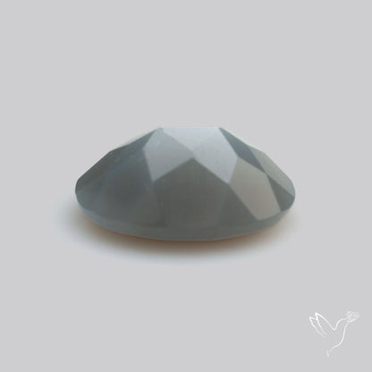 Faceted Gray Moonstone