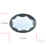Faceted Gray Moonstone