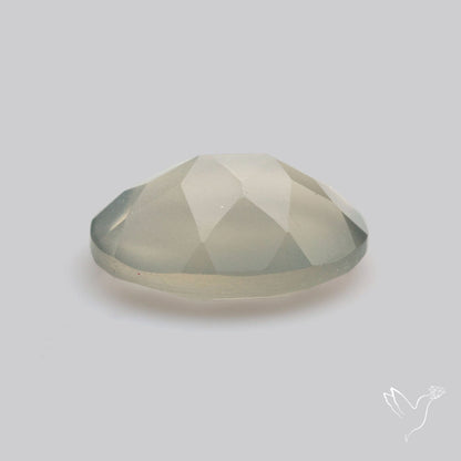 Faceted Gray Moonstone
