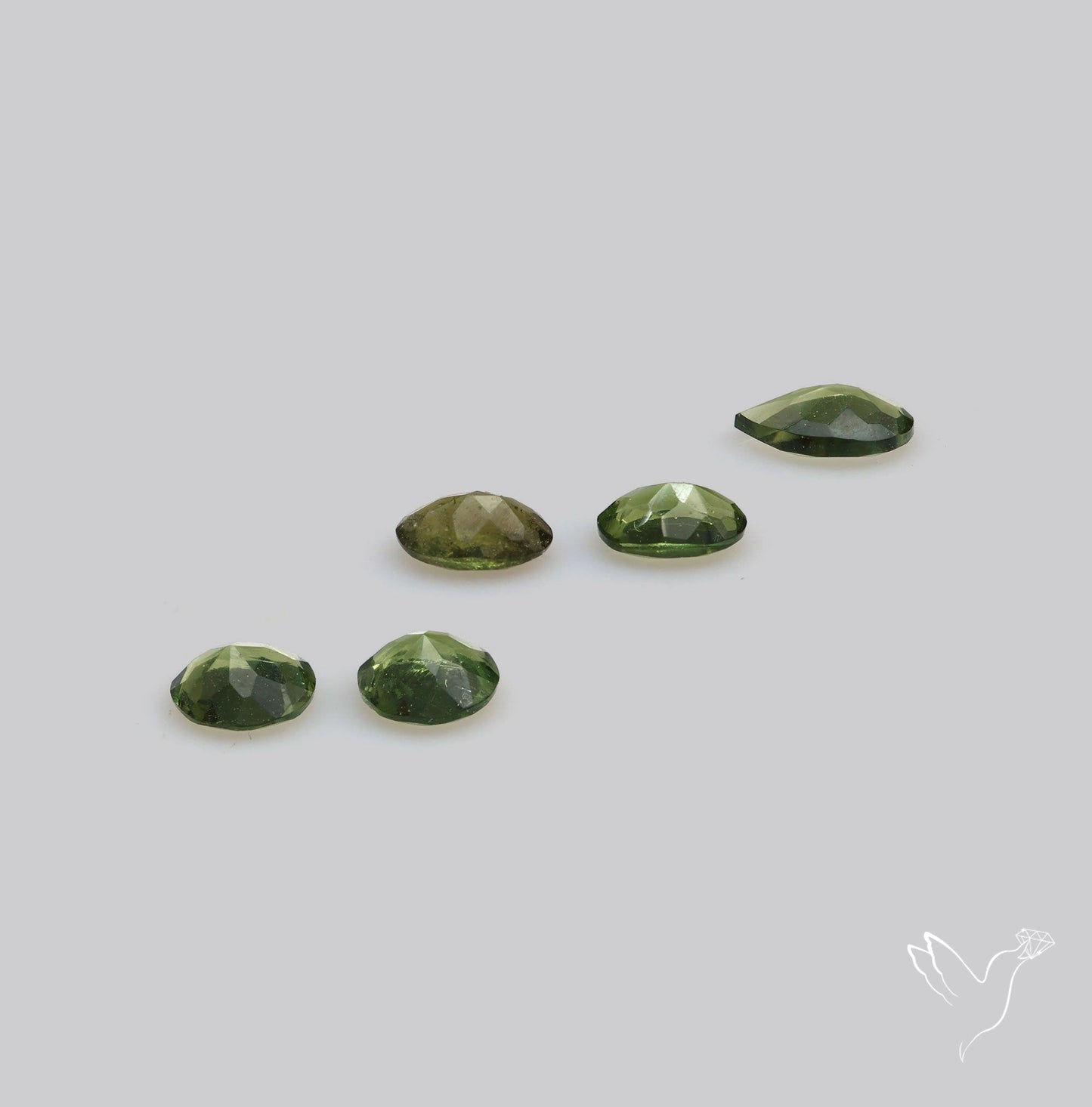 Faceted Rare Moldavites Set