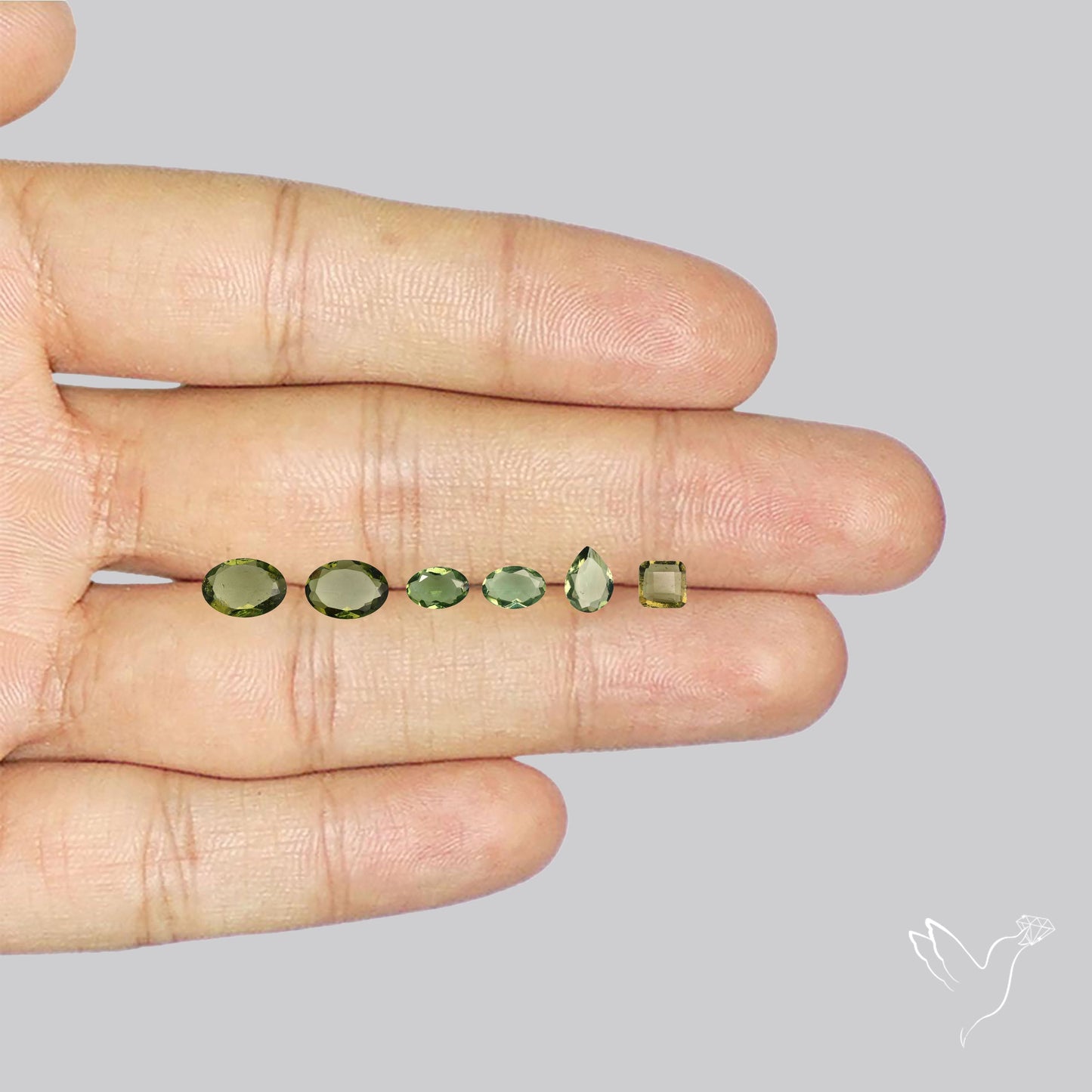 Faceted Rare Moldavites Set