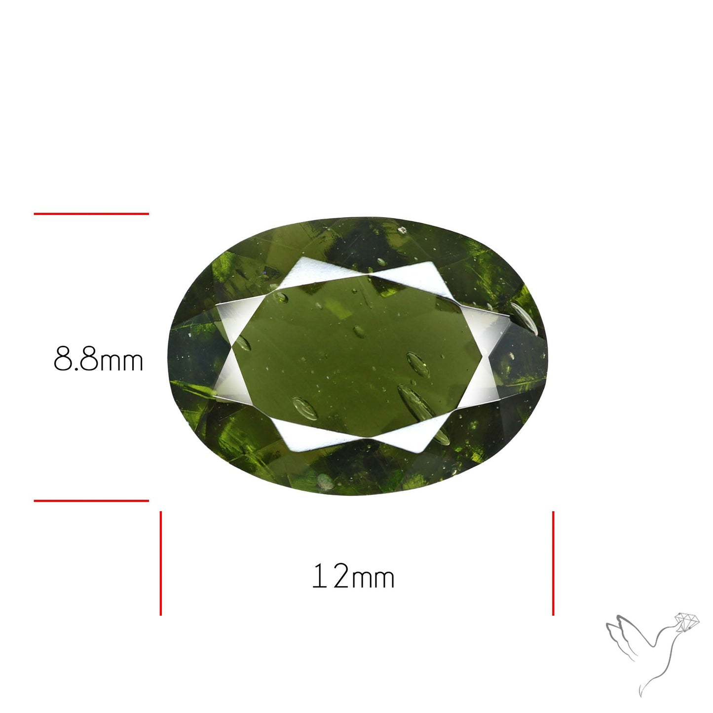 Faceted Rare Moldavite