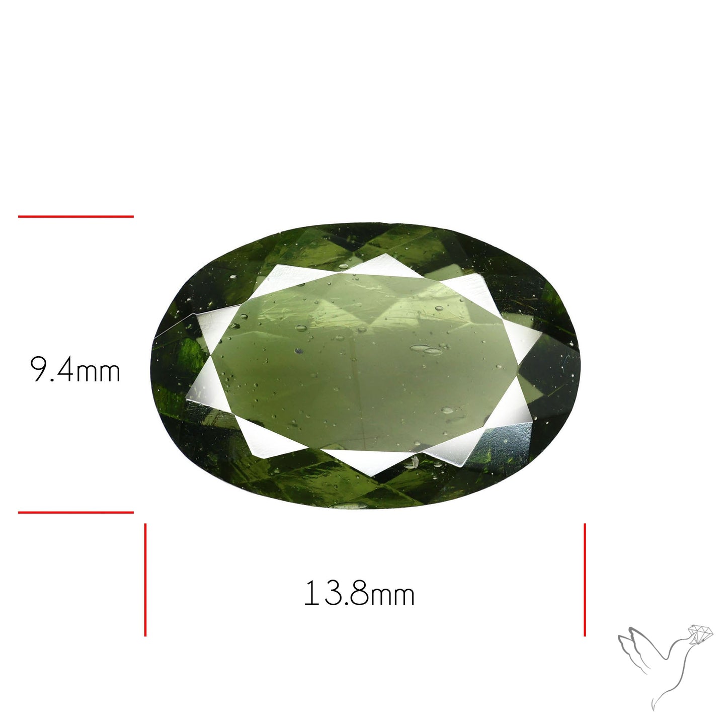 Faceted Rare Moldavite