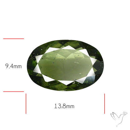 Faceted Rare Moldavite