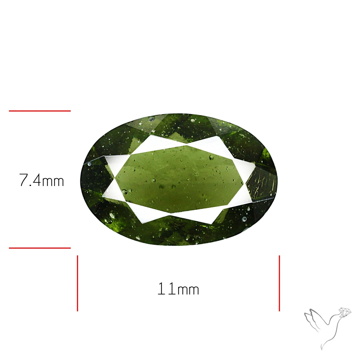 Faceted Rare Moldavite