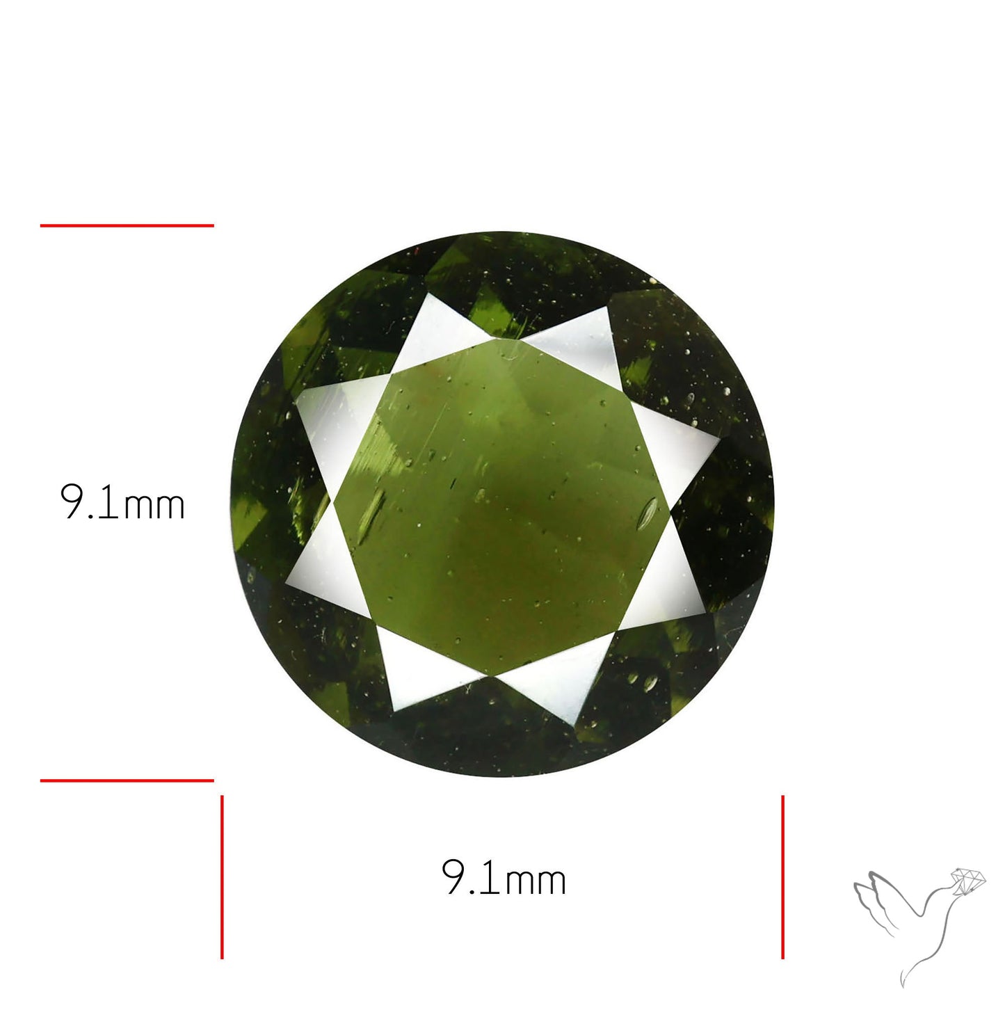 Faceted Rare Moldavite