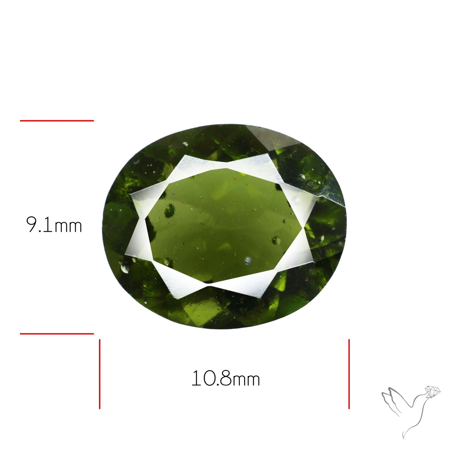 Faceted Rare Moldavite