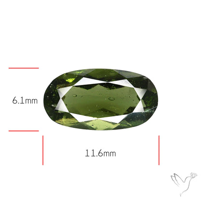 Faceted Rare Moldavite