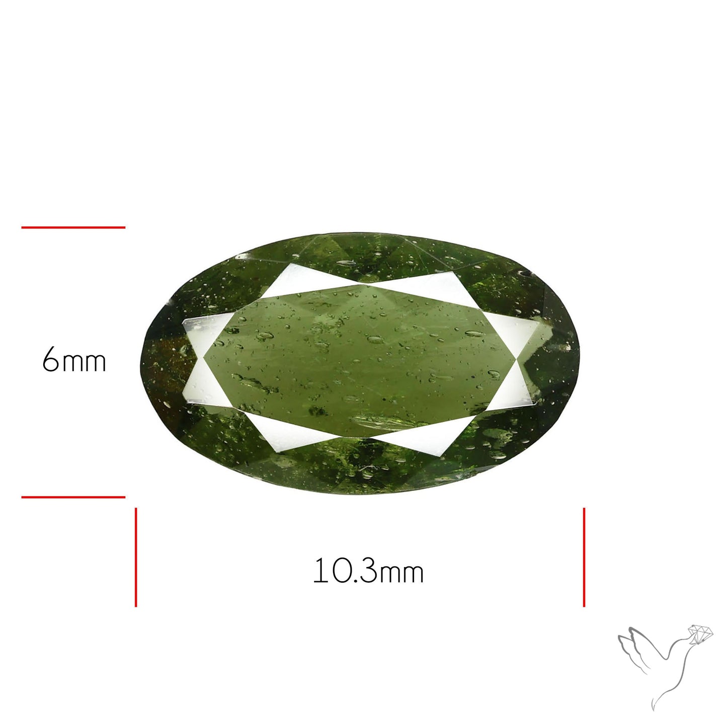 Faceted Rare Moldavite