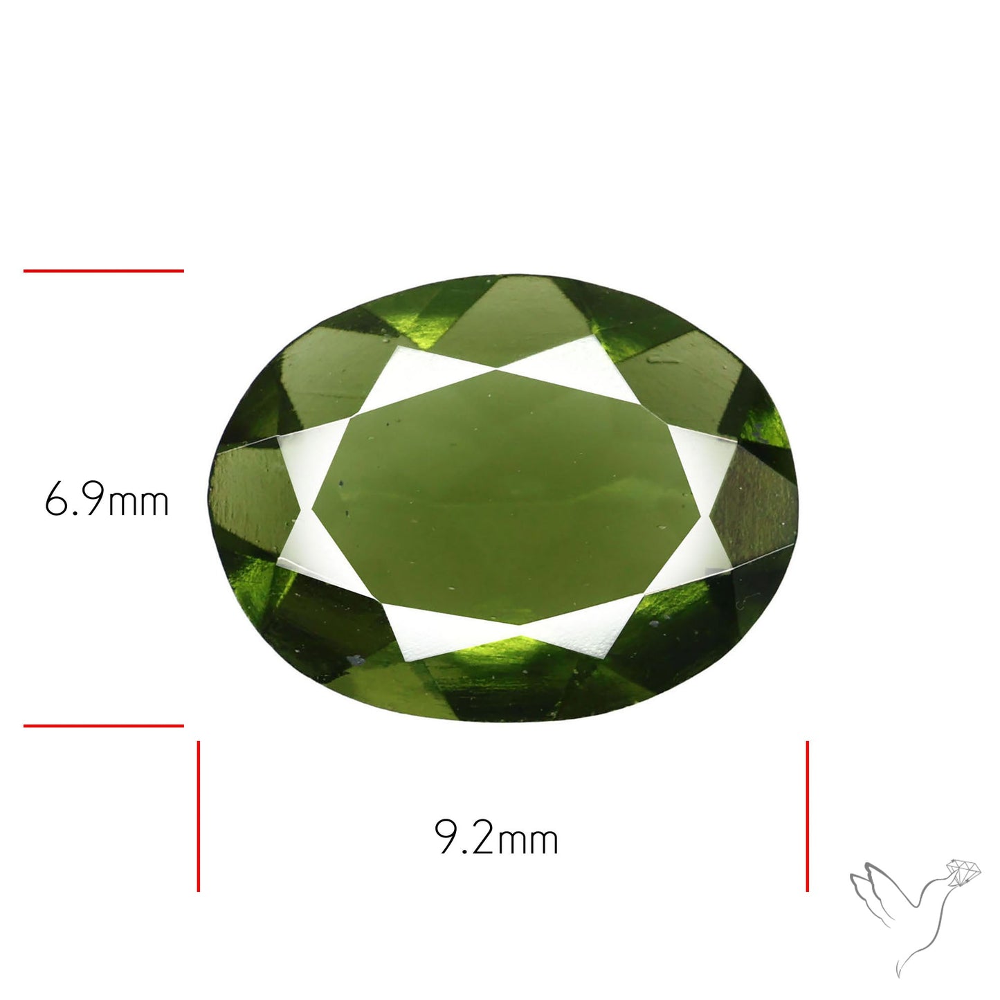 Faceted Rare Moldavite