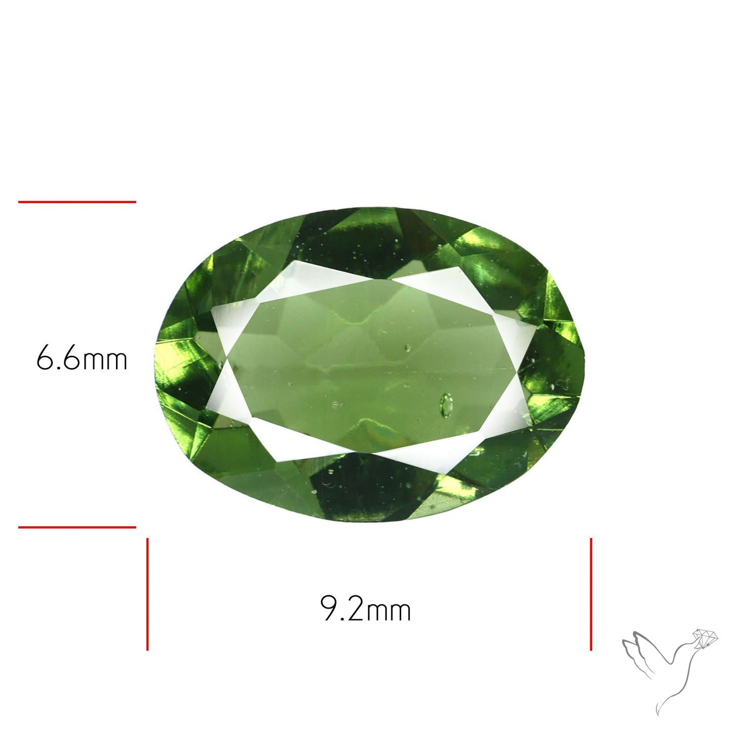 Faceted Rare Moldavite