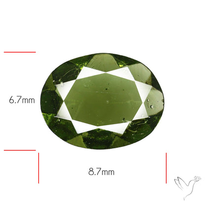 Faceted Rare Moldavite