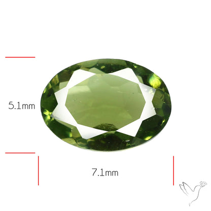 Faceted Rare Moldavite