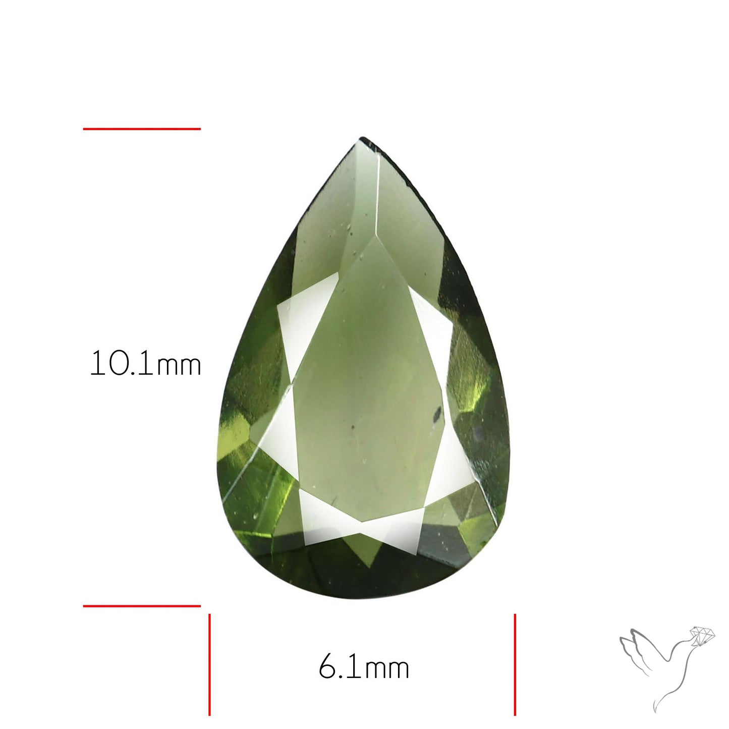 Faceted Rare Moldavite