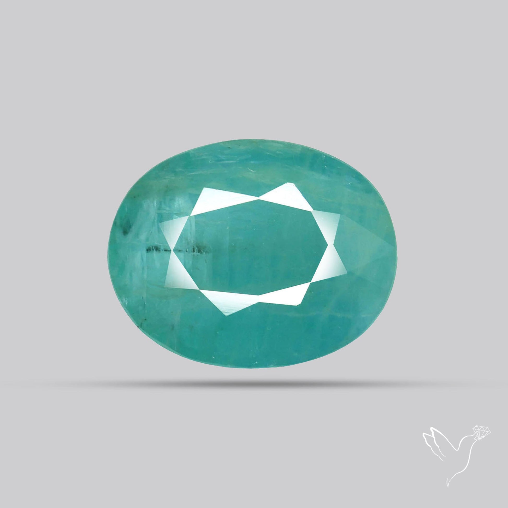 Faceted Grandidierite Rare Gemstone