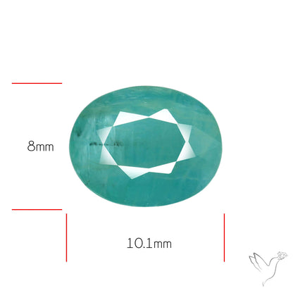 Faceted Grandidierite Rare Gemstone